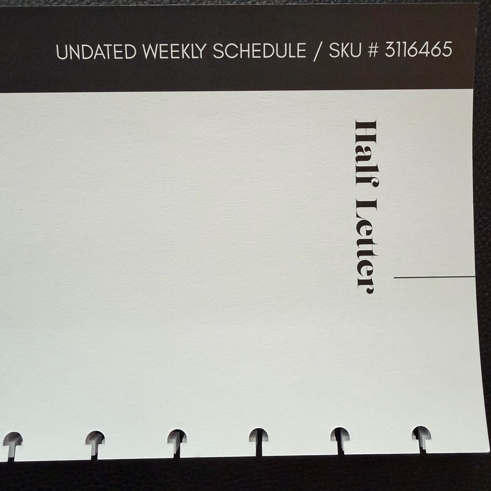 Cloth & Paper Insert